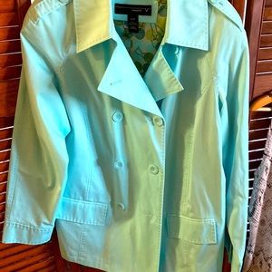 Teal Jacket with detailing stitching’s